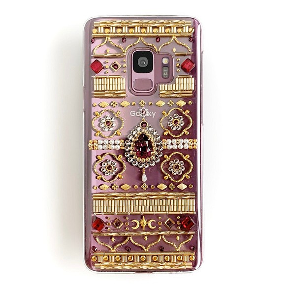 【全機型適用】晨展莎樂美紫二月生辰石彩色紫水晶iPhone/Xperia/Galaxy 第1張的照片