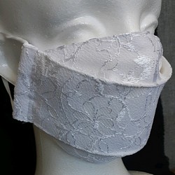 [熱門] 再次上架！新的主題形狀！縫紉店手工製作的三維布口罩！蕾絲款式 第1張的照片