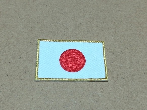 スポーツ国際競技・オリンピック/ジャパン日本国旗日の丸刺繍ワッペンS