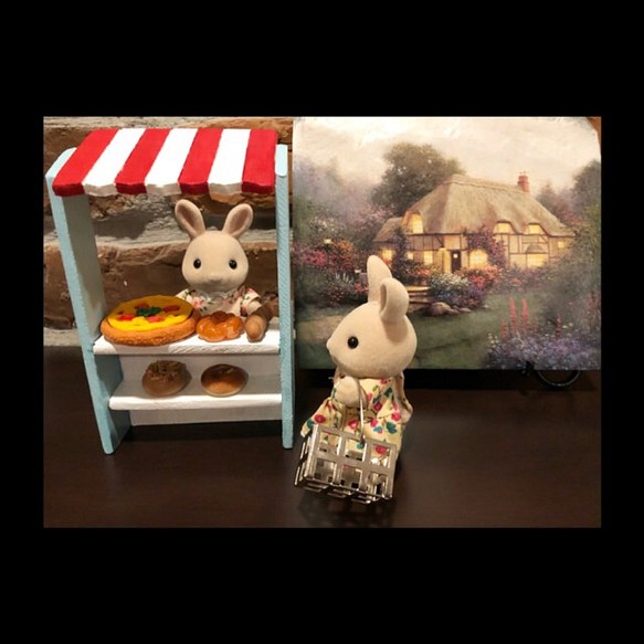 送料無料　お店屋さん　カフェ　人形用　シルバニアファミリー　おもちゃ 1枚目の画像