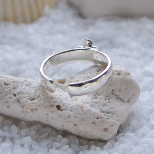 ハワイアンジュエリートゥ・ピンキーリング(柄なし・Silver) 指輪 