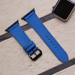 高級革使用Apple Watchレザーベルト 腕時計ベルト レザーバンド　 D21 高級金具付け 1枚目の画像