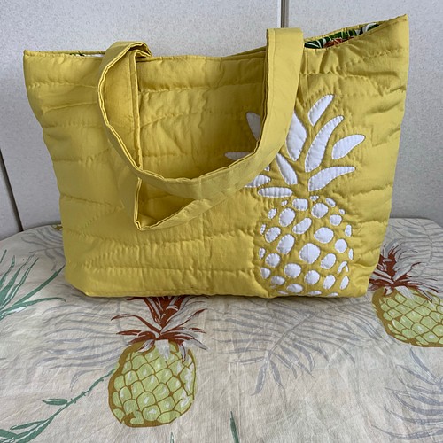 ハワイアンキルトパイナップル柄バッグ ショルダーバッグ aloha-k 通販 
