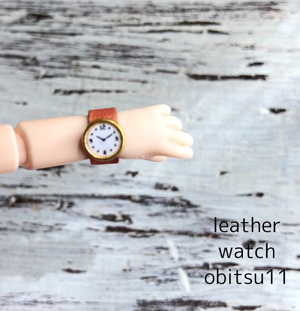 革の腕時計 正式的 オビツ11 販売実績No.1 文字盤-数字