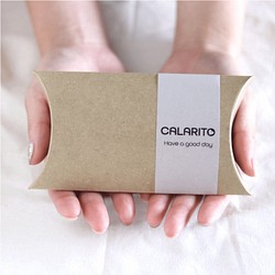 CALARITO商品 ギフトラッピング包装 プレゼント梱包 + オリジナルメッセージカード2枚入り 1枚目の画像