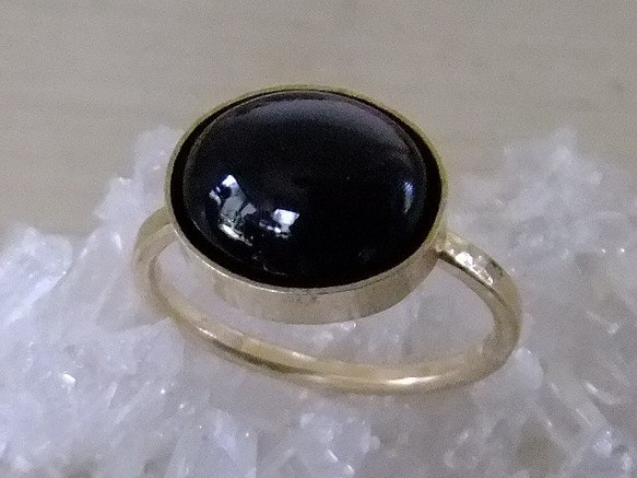 漆黒の世界＊14kgf ring 指輪・リング Roro 通販｜Creema(クリーマ)