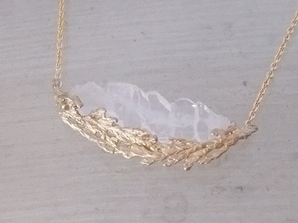 氷を紡いで＊925/k14gp 14kgf necklace 1枚目の画像