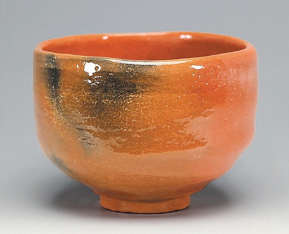 楽入窯製　赤楽茶碗「早船」写 1枚目の画像