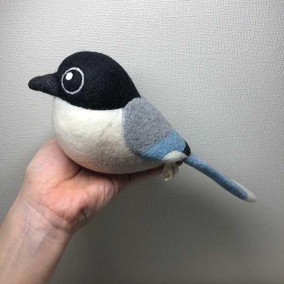 デカ鳥 オナガ 羊毛フェルト Motif工房 通販 Creema クリーマ ハンドメイド 手作り クラフト作品の販売サイト