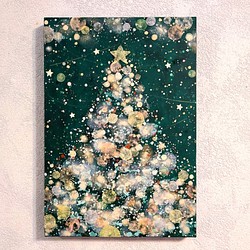 聖誕樹～禮物～（原創丙烯畫） 第1張的照片