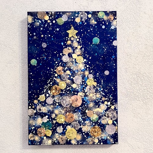 聖誕樹 聖夜 畫加藤晶子的作品 Creemaー來自日本的手作 設計購物網站