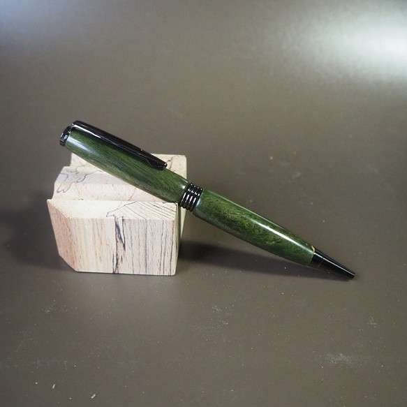 木のボールペン　☆カキの木　スタビライズドウッドタイプ 210121-08 1枚目の画像