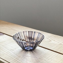 小鉢・紺×赤茶／透間(F7) 1枚目の画像