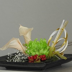 “雅” - 水引和花和現代裝飾◆新年裝飾品 - 第1張的照片