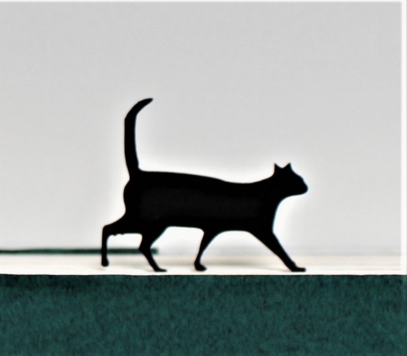 黒猫のしおり ブックマーク 横歩き 読書 本 プレゼント 母の日 Cat Bookmark Lancasterdentistry