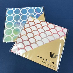 オリジナル　折り紙セット　デザイン8種類×2の16枚セット 1枚目の画像