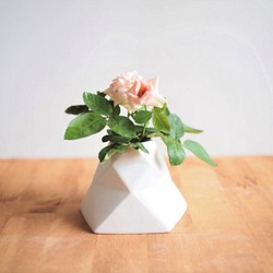 摺紙花瓶 -mont-（白色） 第1張的照片