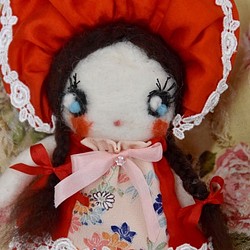ウールフリースの文化人形　小　カホ 1枚目の画像