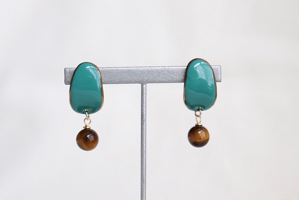Peau くらしを楽しむアイテム ランキングTOP5 earrings 七宝焼き turquoise