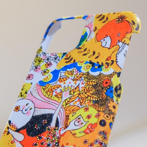 送料無料 Iphoneケース かわいいペン画のコラージュ Iphoneケース カバー Shinichiro 通販 Creema クリーマ ハンドメイド 手作り クラフト作品の販売サイト