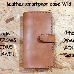 マグネットタイプ leather smart phon case Wild 1枚目の画像