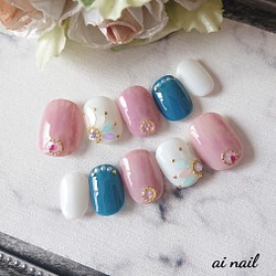 ベリーショート ショートオーバル ネイルチップ ネイルチップ ネイルシール Ai S Sweet Nail 通販 Creema クリーマ ハンドメイド 手作り クラフト作品の販売サイト