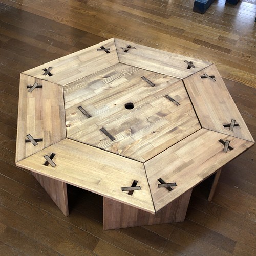 アウトドア テーブル/チェア ミニヘキサテーブル40cm （プロフィール必読） ローテーブル・リビング 