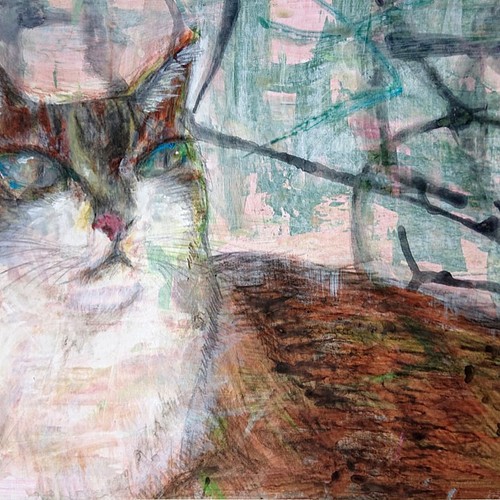 絵のある暮らし 猫-vol.6 絵画 kaz-h 通販｜Creema(クリーマ)