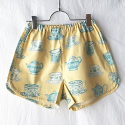 ★免費送貨★可愛的Hagile女式褲子：M（茶杯：黃色） 第1張的照片
