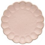 555-0210　盛皿 大皿 中皿 プレート 和陶器 和モダン /桃練輪花27プレート 1枚目の画像