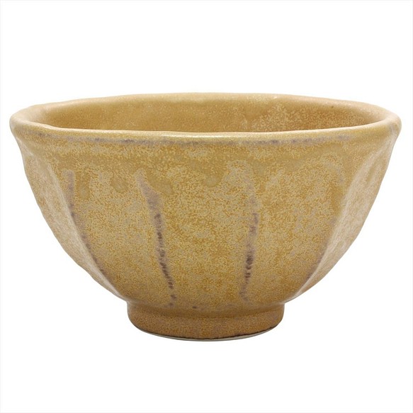 555-0026　飯碗 茶碗 湯呑 和陶器 和モダン /茶練輪花茶碗 1枚目の画像