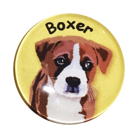 ピンバッジ ボクサー ピンバッチ ピンズ犬 1枚目の画像