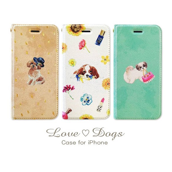 「Love♡Dogs」iPhoneケース 1枚目の画像
