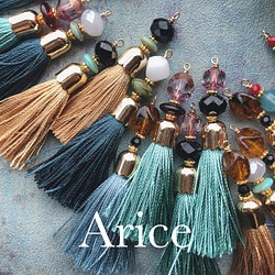 選べる大人可愛いタッセルフリンジイヤリング ピアス ピアス Arice Accessory 通販 Creema クリーマ ハンドメイド 手作り クラフト作品の販売サイト