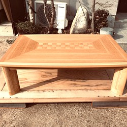 民芸こたつテーブル120丸タモ日本製・ヒーター別売り テーブル・机 