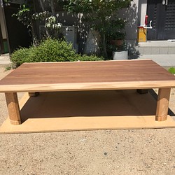 こたつテーブル4段継脚タモ105日本製・ヒーター別売り テーブル・机 