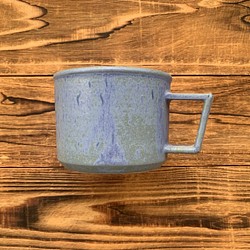 unevenly shaped cup/Indigo【マグカップ】 1枚目の画像