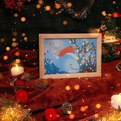 クリスマスポストカード　ふわふわクリスマスセット 1枚目の画像