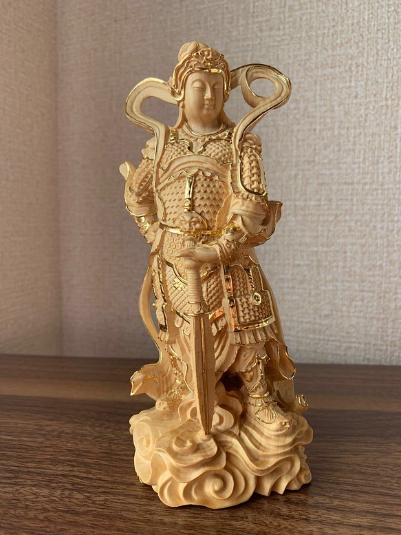 国内発送 仏教美術 旧蔵 韋駄天仏像 仏像 仏教美術 仏教美品 銅製品 禅 