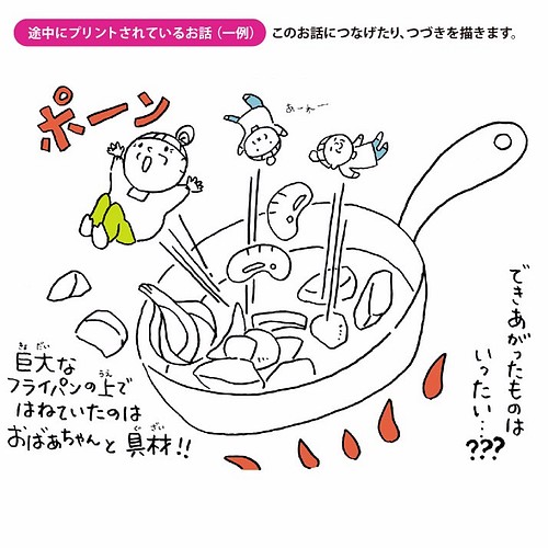 家族で脳トレお話をつなげてオリジナル絵本が作れる おもしろい知育発想あそび リレーえほんノート４ ママの頭が Zine 小冊子 Harulier 通販 Creema クリーマ ハンドメイド 手作り クラフト作品の販売サイト