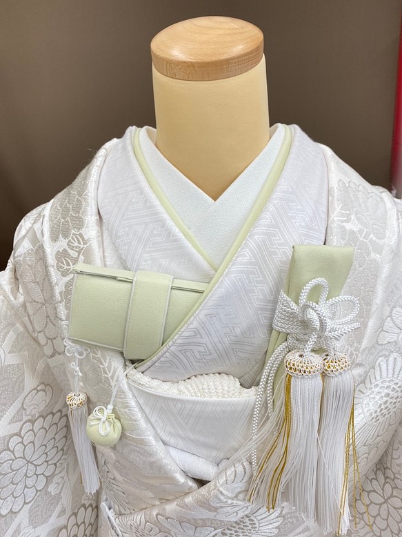 受注生産】花嫁和装 はこせこ かいけん 差込伊達衿【新品 婚礼用/筥迫