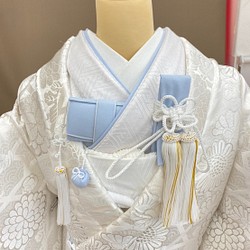 受注生産】花嫁和装 はこせこ かいけん 差込伊達衿【新品 婚礼用/筥迫