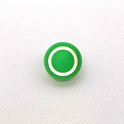 復古按鈕綠色 第1張的照片