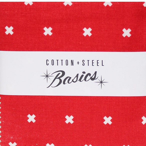USAコットン　Cotton + Steel　コットン＆スティール　カットクロス24枚セット　ベーシック 1枚目の画像