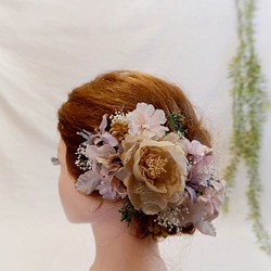 花嫁の髪飾り 1枚目の画像