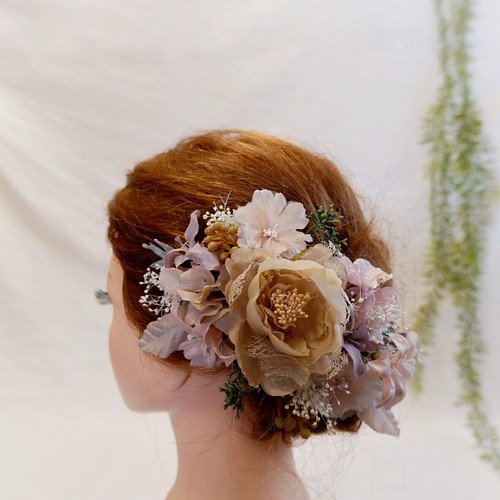 花嫁の髪飾り ヘッドドレス ウェディング Bloom Wish 通販 Creema クリーマ ハンドメイド 手作り クラフト作品の販売サイト