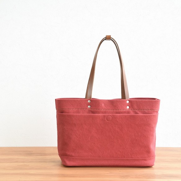 帆布マガジントートバッグＳ CANVAS コレクション MAGAZINE TOTE S / RED