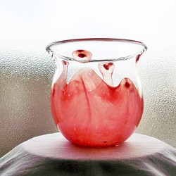 吹きガラス　花器 1枚目の画像