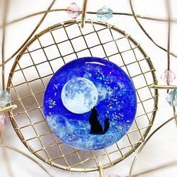 ヘアゴム 月と星空98 ウルフ 1枚目の画像