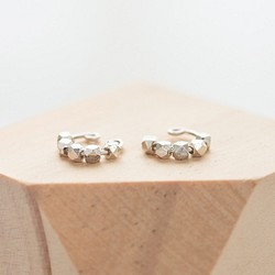 SV カレンシルバーカットビーズイヤリング  - type2「Karen Silver Beads Earrings」 1枚目の画像